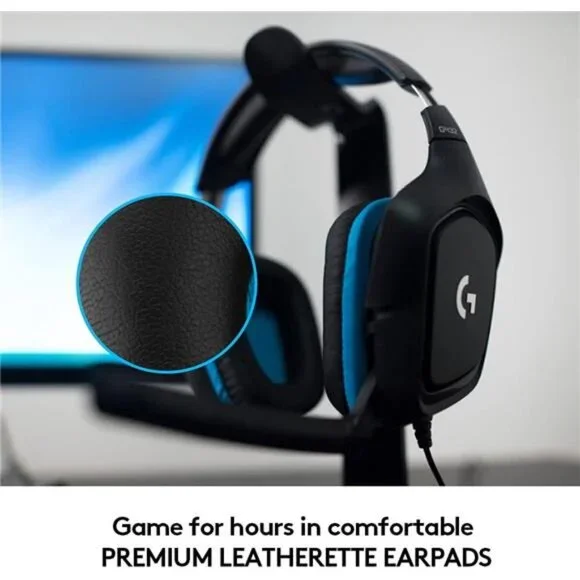 Logitech G432 Wired Gaming Headset, Surround Sound